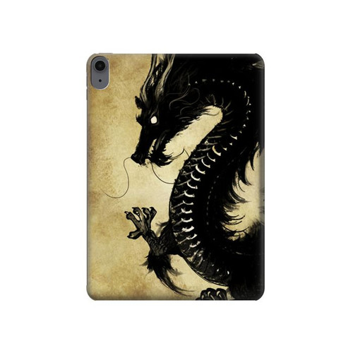 S1482 Black Dragon Painting Hard Case For iPad Air (2020, 2022), Air 11 (2024,2025,2026), Pro 11 (2022)