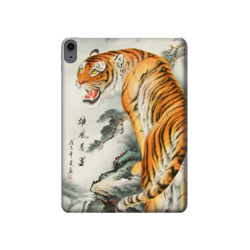 S1934 Chinese Tiger Painting Hard Case For iPad Air (2020, 2022), Air 11 (2024,2025,2026), Pro 11 (2022)