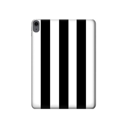 S2297 Black and White Vertical Stripes Hard Case For iPad Air (2022,2020, 4th, 5th), iPad Pro 11 (2022, 6th)