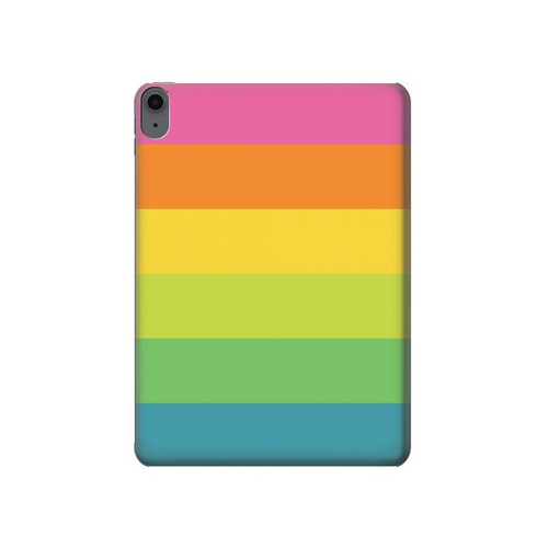 S2363 Rainbow Pattern Hard Case For iPad Air (2022,2020, 4th, 5th), iPad Pro 11 (2022, 6th)