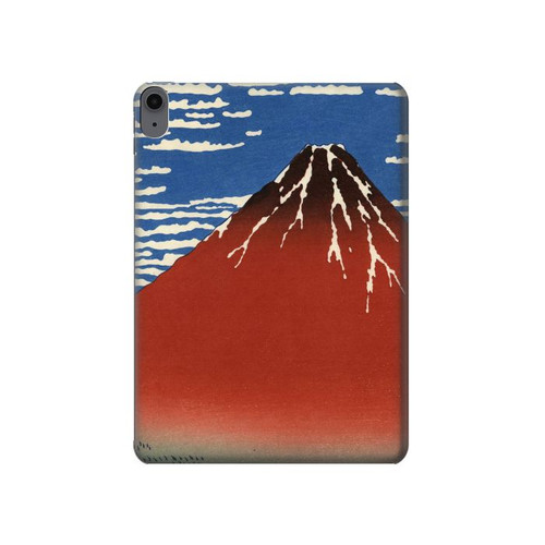 S2390 Katsushika Hokusai Red Fuji Hard Case For iPad Air (2020, 2022), Air 11 (2024,2025,2026), Pro 11 (2022)