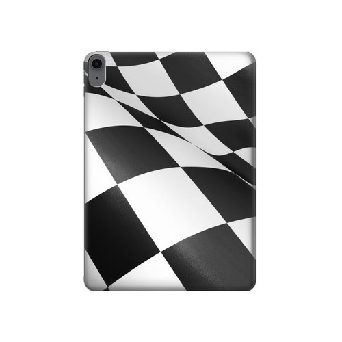 S2408 Checkered Winner Flag Hard Case For iPad Air (2022, 2020), Air 11 (2024,2025), Pro 11 (2022)
