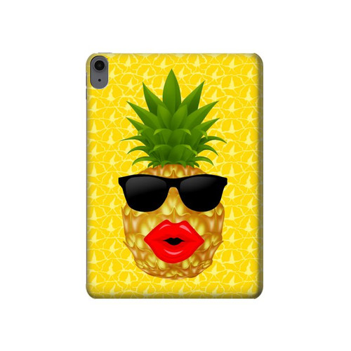 S2443 Funny Pineapple Sunglasses Kiss Hard Case For iPad Air (2020, 2022), Air 11 (2024,2025,2026), Pro 11 (2022)
