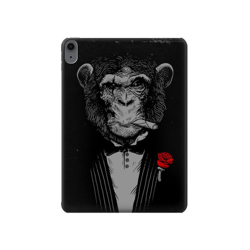 S3167 Funny Monkey God Father Hard Case For iPad Air (2020, 2022), Air 11 (2024,2025,2026), Pro 11 (2022)