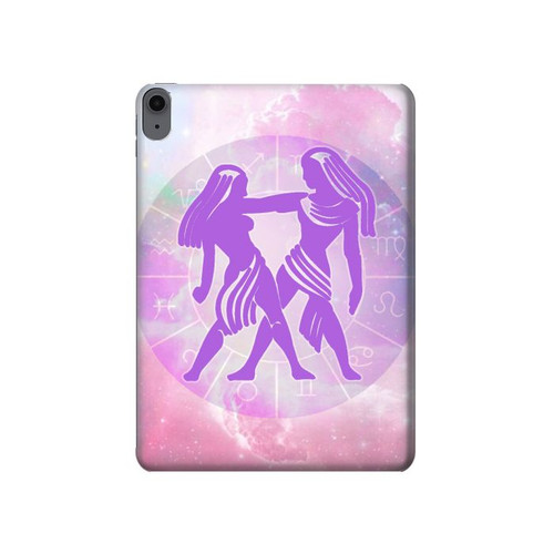 S3259 Zodiac Gemini Hard Case For iPad Air (2020, 2022), Air 11 (2024,2025,2026), Pro 11 (2022)
