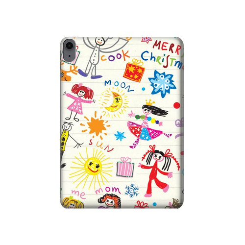 S3280 Kids Drawing Hard Case For iPad Air (2020, 2022), Air 11 (2024,2025,2026), Pro 11 (2022)