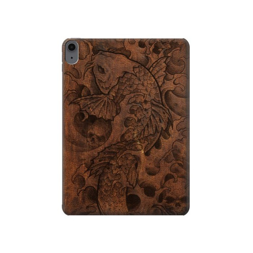 S3405 Fish Tattoo Leather Graphic Print Hard Case For iPad Air (2020, 2022), Air 11 (2024,2025,2026), Pro 11 (2022)