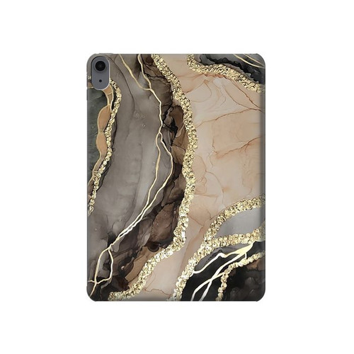 S3700 Marble Gold Graphic Printed Hard Case For iPad Air (2020, 2022), Air 11 (2024,2025,2026), Pro 11 (2022)