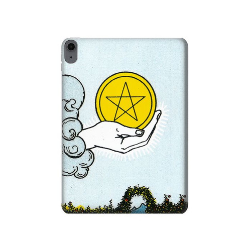 S3722 Tarot Card Ace of Pentacles Coins Hard Case For iPad Air (2020, 2022), Air 11 (2024,2025,2026), Pro 11 (2022)