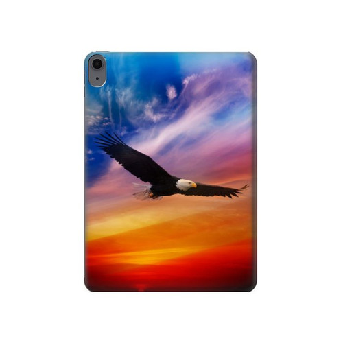 S3841 Bald Eagle Flying Colorful Sky Hard Case For iPad Air (2022,2020, 4th, 5th), iPad Pro 11 (2022, 6th)