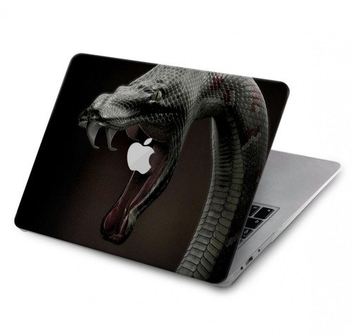 S1597 Black Mamba Snake Hard Case For MacBook Air 13″ (2022,2024) - A2681, A3113