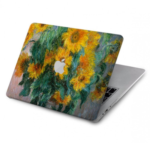 S2937 Claude Monet Bouquet of Sunflowers Hard Case For MacBook Air 13″ (2022,2024) - A2681, A3113