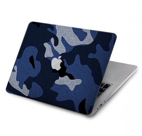 S2959 Navy Blue Camo Camouflage Hard Case For MacBook Air 13″ (2022,2024) - A2681, A3113