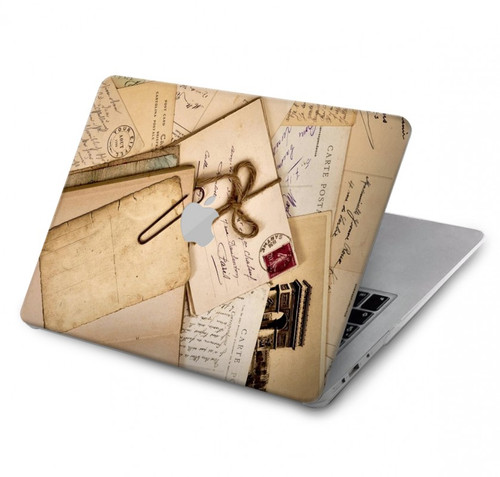 S3397 Postcards Memories Hard Case For MacBook Air 13″ (2022,2024) - A2681, A3113