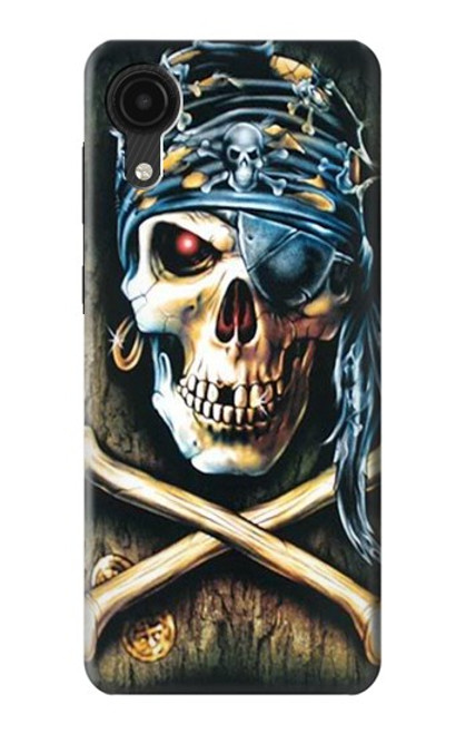S0151 Pirate Skull Punk Rock Case For Samsung Galaxy A03 Core