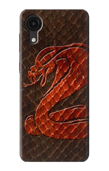 S0663 Cobra Snake Skin Case For Samsung Galaxy A03 Core