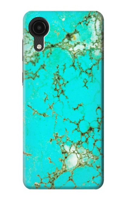 S2377 Turquoise Gemstone Texture Graphic Printed Case For Samsung Galaxy A03 Core