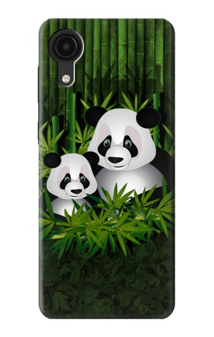 S2441 Panda Family Bamboo Forest Case For Samsung Galaxy A03 Core