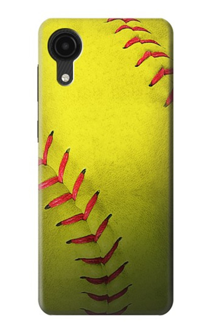 S3031 Yellow Softball Ball Case For Samsung Galaxy A03 Core