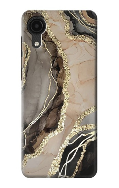 S3700 Marble Gold Graphic Printed Case For Samsung Galaxy A03 Core