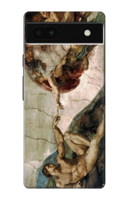 S0179 Michelangelo Creation of Adam Case For Google Pixel 6a