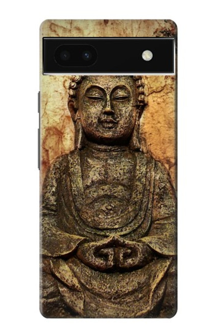 S0344 Buddha Rock Carving Case For Google Pixel 6a