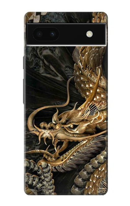 S0426 Gold Dragon Case For Google Pixel 6a
