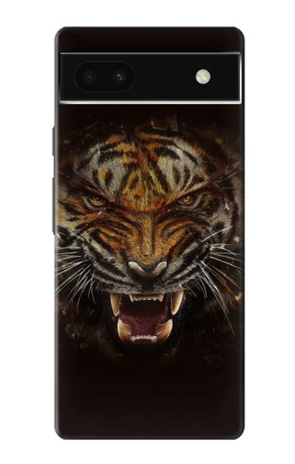 S0575 Tiger Face Case For Google Pixel 6a