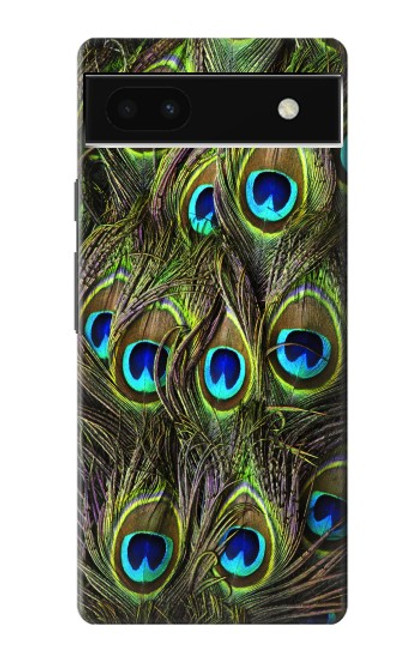 S1965 Peacock Feather Case For Google Pixel 6a