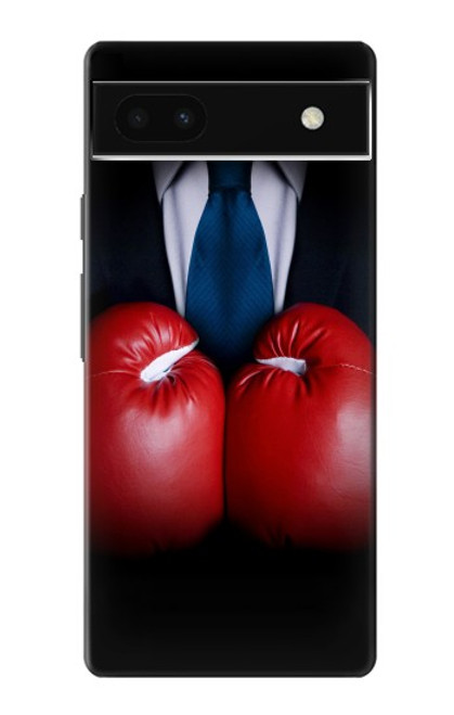 S2261 Businessman Black Suit With Boxing Gloves Case For Google Pixel 6a