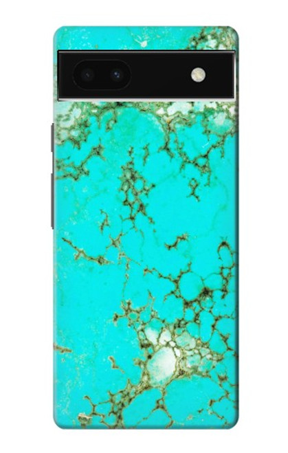 S2377 Turquoise Gemstone Texture Graphic Printed Case For Google Pixel 6a