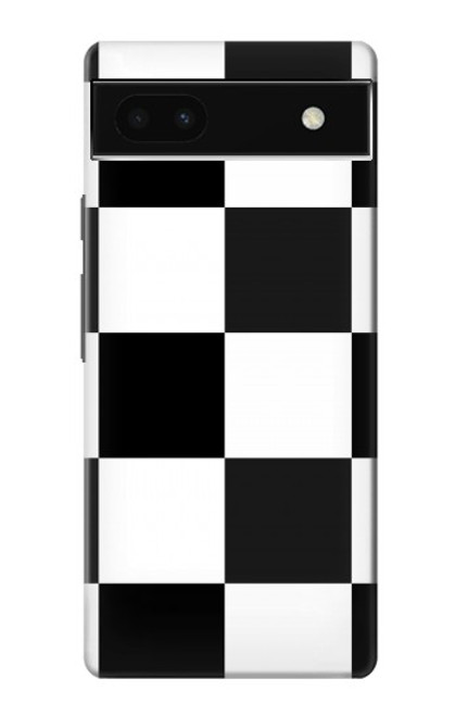S2492 Black and White Check Case For Google Pixel 6a