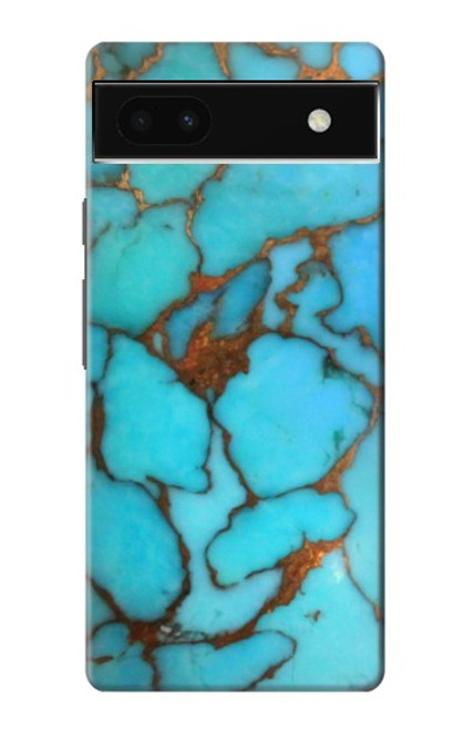 S2685 Aqua Turquoise Gemstone Graphic Printed Case For Google Pixel 6a