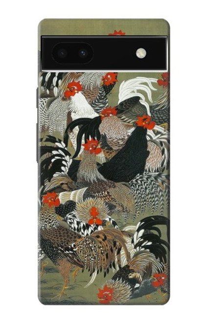 S2699 Ito Jakuchu Rooster Case For Google Pixel 6a