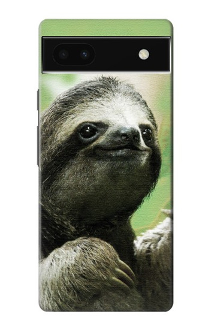 S2708 Smiling Sloth Case For Google Pixel 6a