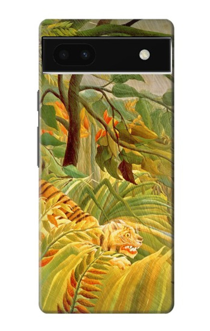 S3344 Henri Rousseau Tiger in a Tropical Storm Case For Google Pixel 6a