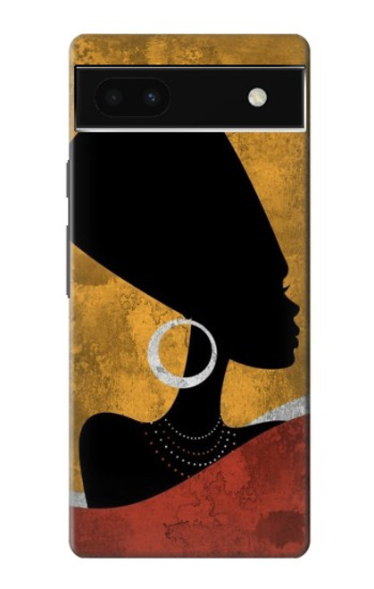 S3453 African Queen Nefertiti Silhouette Case For Google Pixel 6a