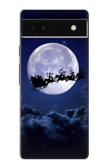 S3508 Xmas Santa Moon Case For Google Pixel 6a