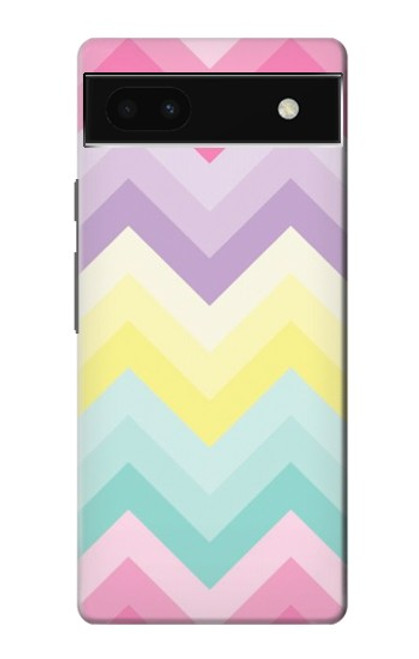 S3514 Rainbow Zigzag Case For Google Pixel 6a