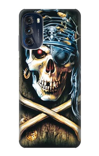 S0151 Pirate Skull Punk Rock Case For Motorola Moto G (2022)