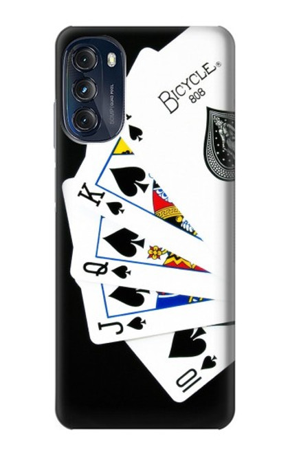 S1078 Poker Royal Straight Flush Case For Motorola Moto G (2022)