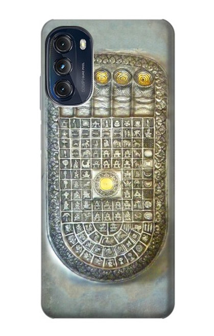 S1484 Buddha Footprint Case For Motorola Moto G (2022)