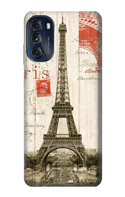 S2108 Eiffel Tower Paris Postcard Case For Motorola Moto G (2022)