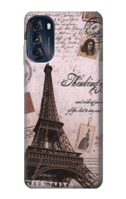 S2211 Paris Postcard Eiffel Tower Case For Motorola Moto G (2022)