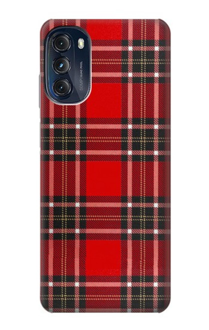 S2374 Tartan Red Pattern Case For Motorola Moto G (2022)