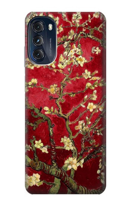 S2414 Red Blossoming Almond Tree Van Gogh Case For Motorola Moto G (2022)