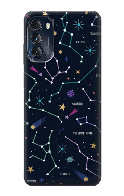 S3220 Star Map Zodiac Constellations Case For Motorola Moto G (2022)