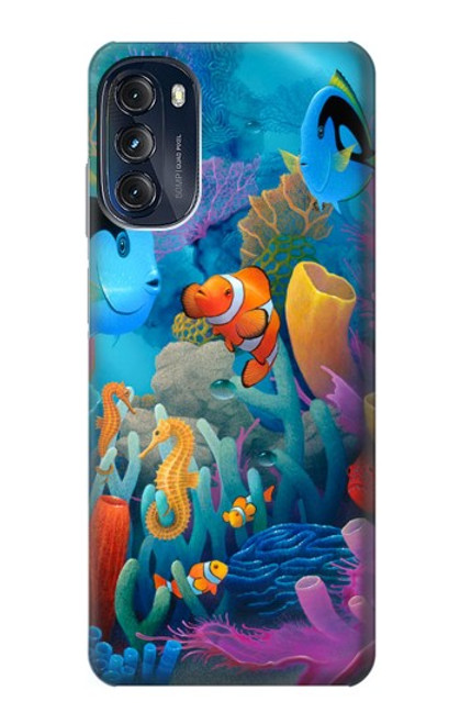 S3227 Underwater World Cartoon Case For Motorola Moto G (2022)