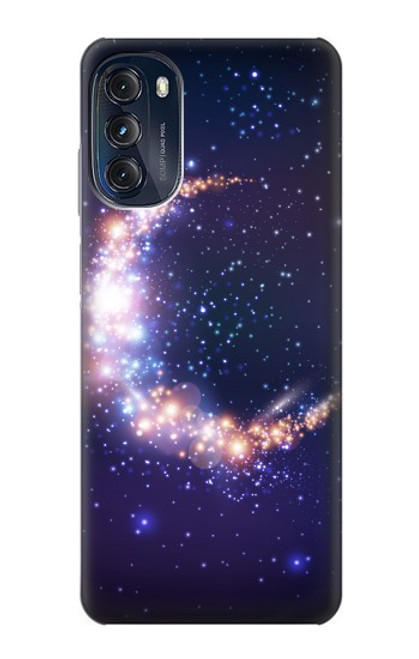 S3324 Crescent Moon Galaxy Case For Motorola Moto G (2022)