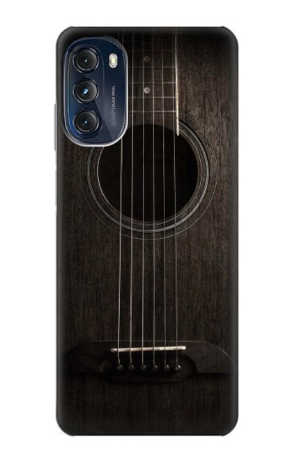 S3834 Old Woods Black Guitar Case For Motorola Moto G (2022)